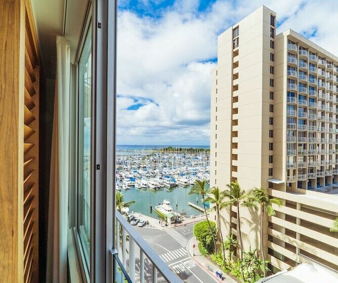 اتاق استاندارد با 2 تخت دوبل, Hilton Vacation Club The Modern Honolulu
