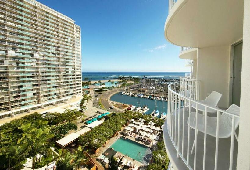 استودیو استاندارد با تراس, Hilton Vacation Club The Modern Honolulu