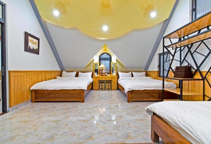 Deluxe Familiekamer, Csltdl & Coffee Sân Vườn Vương Bảo Long đà Lạt