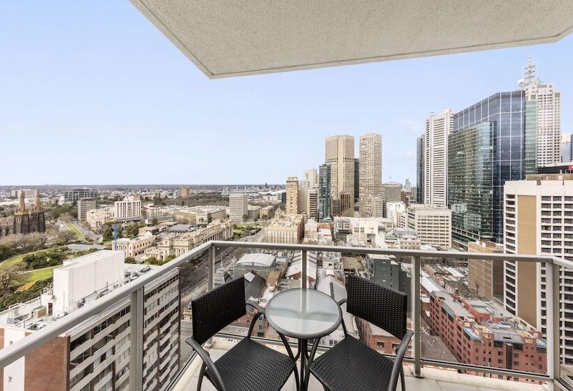 침실 2개 아파트, Oaks Melbourne On Lonsdale Suites