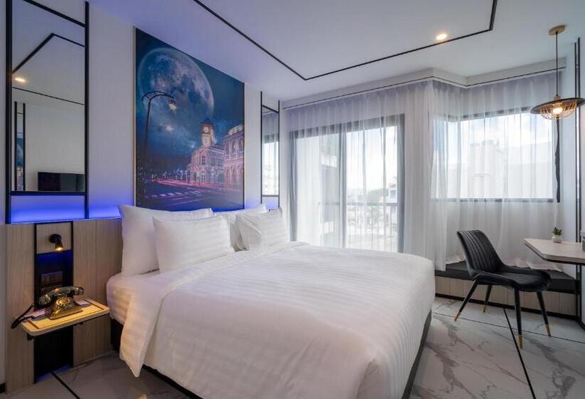 스탠다드 룸 킹사이즈 침대, Ratri Hotel Phuket Old Town