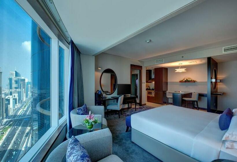 Стандартный Номер Кровать Кинг, Rose Rayhaan By Rotana   Dubai