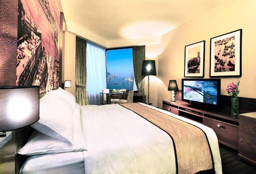 اتاق دلوکس با تخت کینگ و چشم‌انداز, Harbour Grand Hong Kong