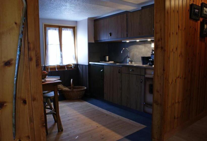 带1个卧室的经济型公寓, Hôtel Bella Tola & Spa