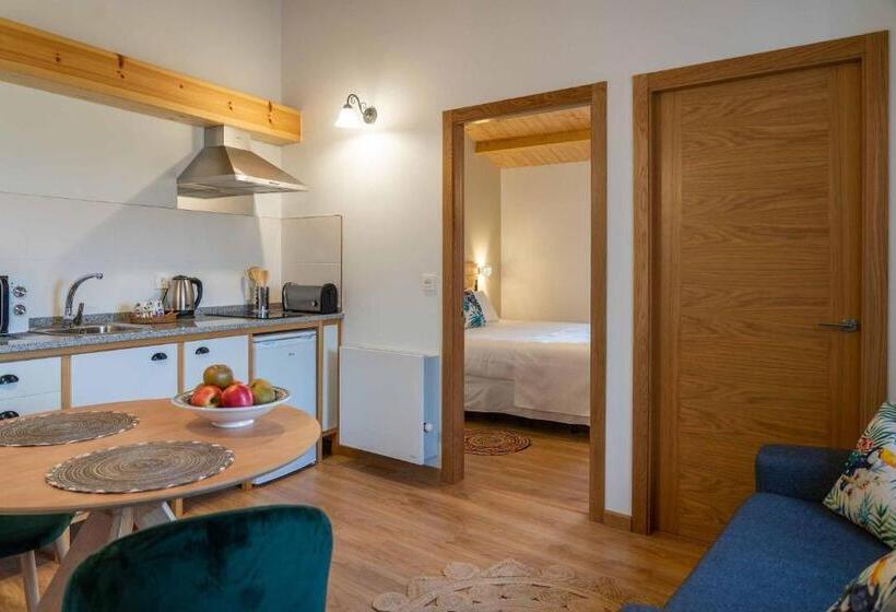 Апартаменты 1 Спальня с Видом, O Viso Ecovillage   Hotel Ecologico Vegano