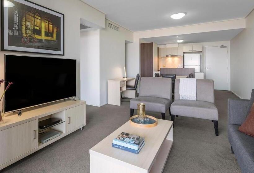 2 베드룸 이그제큐티브 아파트, Oaks Brisbane Aurora Suites