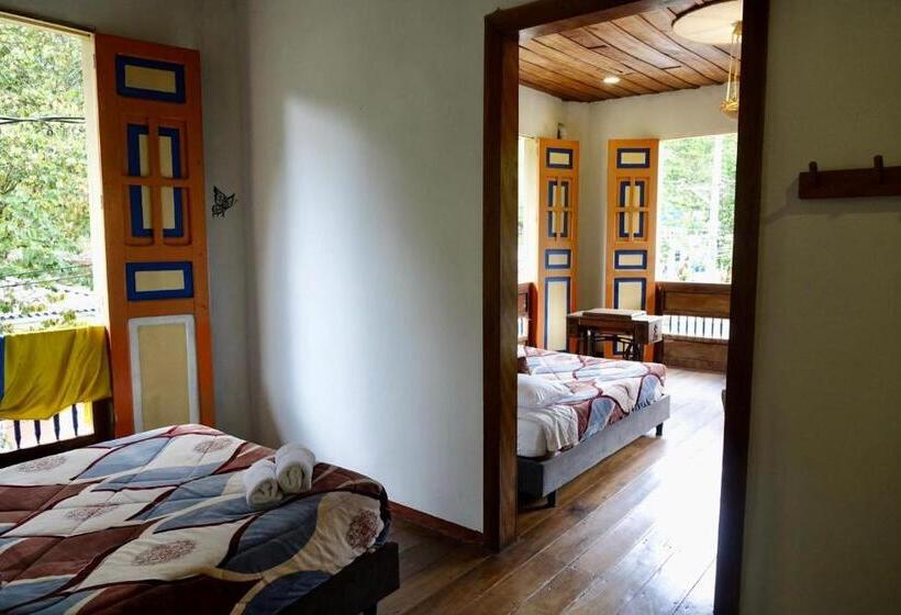 패밀리 룸 산 전망, Hostal Casa Victoria Pijao
