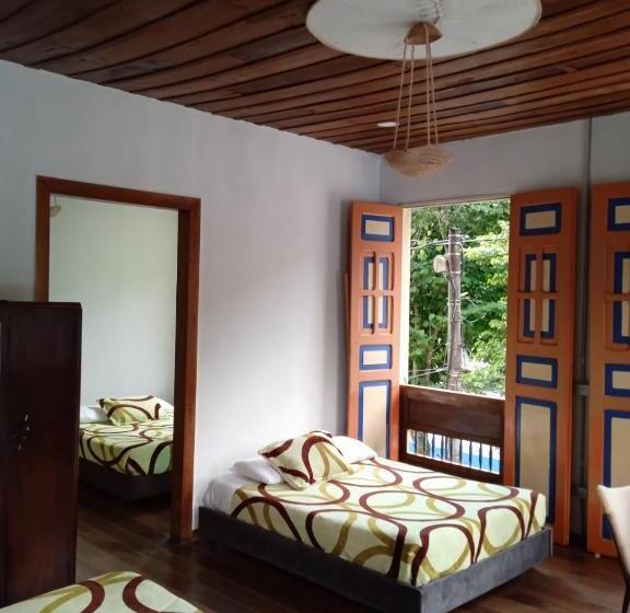 패밀리 룸 산 전망, Hostal Casa Victoria Pijao