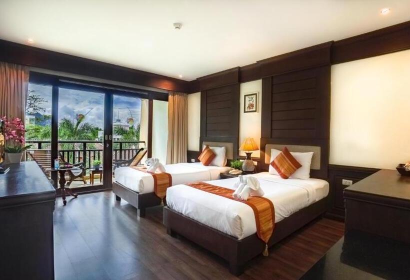 اتاق لوکس با چشم‌انداز استخر, Aonang Orchid Resort   Sha Extra Plus