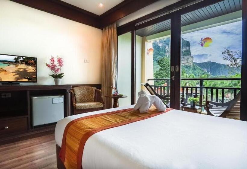 اتاق لوکس با چشم‌انداز استخر, Aonang Orchid Resort   Sha Extra Plus