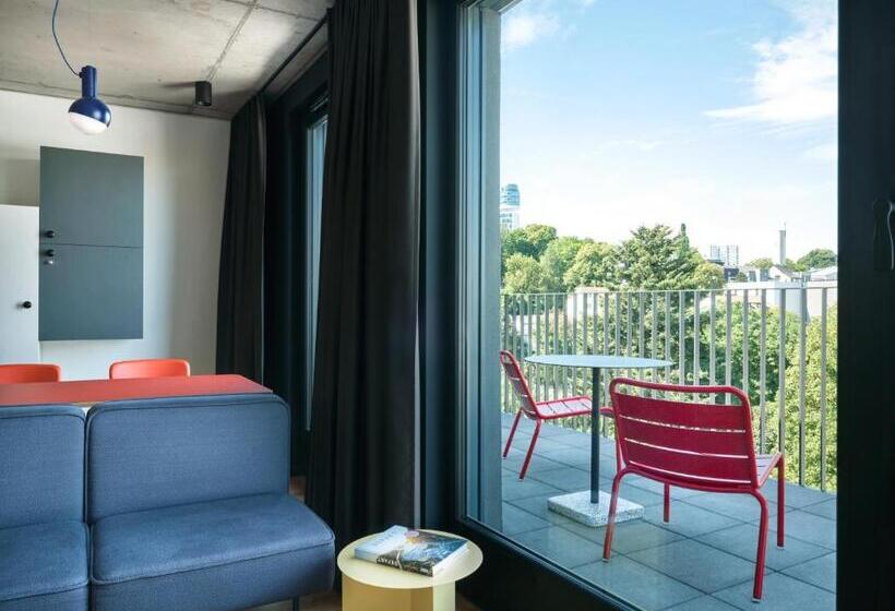 Апартаменты 1 Спальня с Балконом, Stayery Frankfurt Sachsenhausen