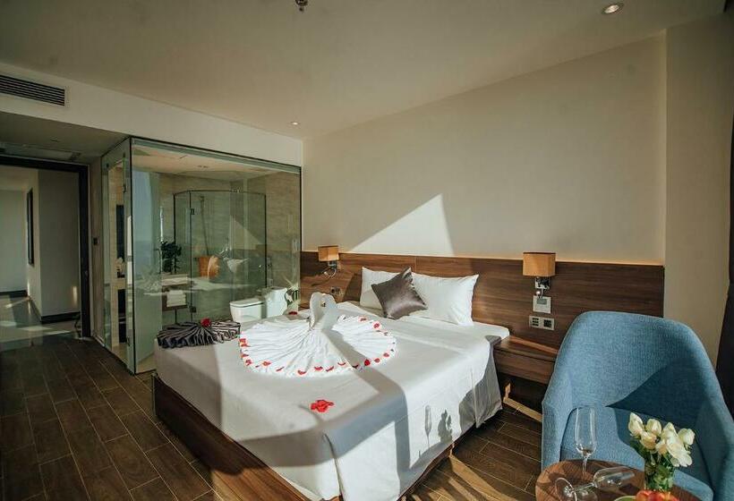 اتاق استاندارد با چشم‌انداز دریا, Phương Bắc Luxury