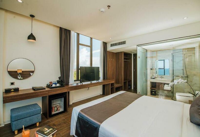 اتاق استاندارد با چشم‌انداز دریا, Phương Bắc Luxury