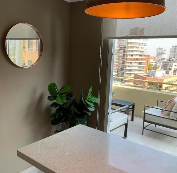 آپارتمان 2 خوابه, Apartament Condo Amueblado, Encomenderos 200 El Golf, Las Condes Santiago Con Vista Al Costanera Cen