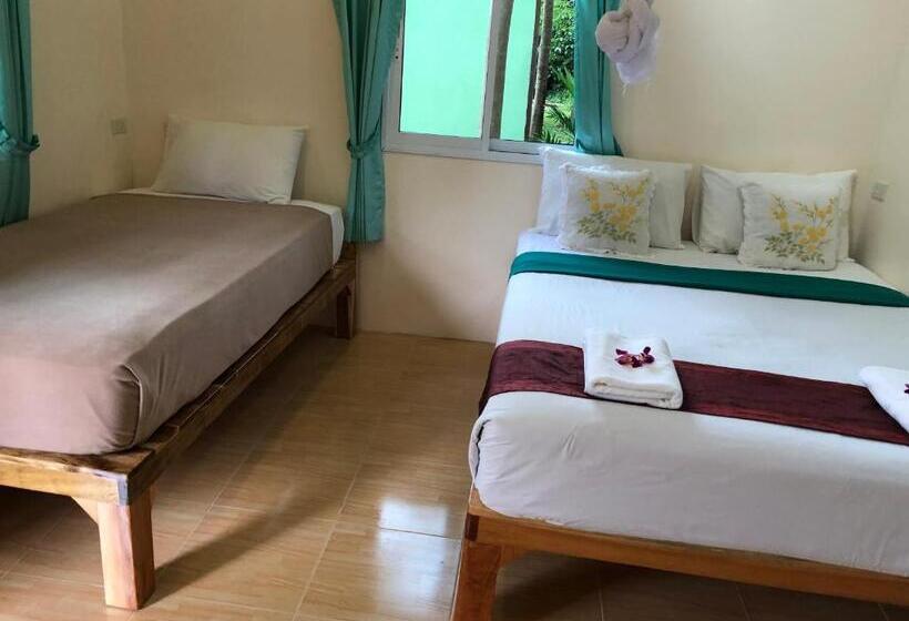 Трехместный Номер Deluxe, Khaosok Bamboo Huts Resort