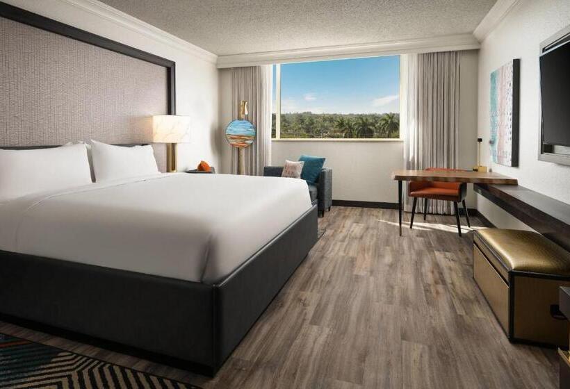 장애인을 위한 킹사이즈 침대 스탠다드 룸, Renaissance Fort Lauderdale West