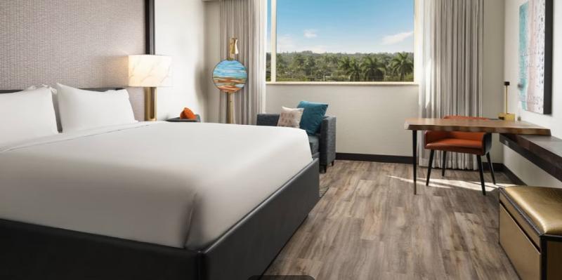 스탠다드 룸 킹사이즈 침대, Renaissance Fort Lauderdale West