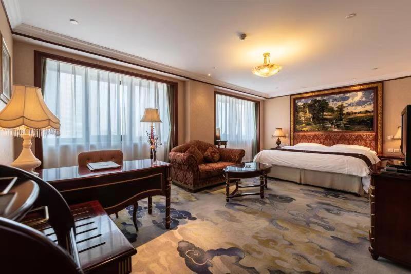 اتاق اجرایی با تخت بزرگ, Golden Ocean Hotel Tianjin
