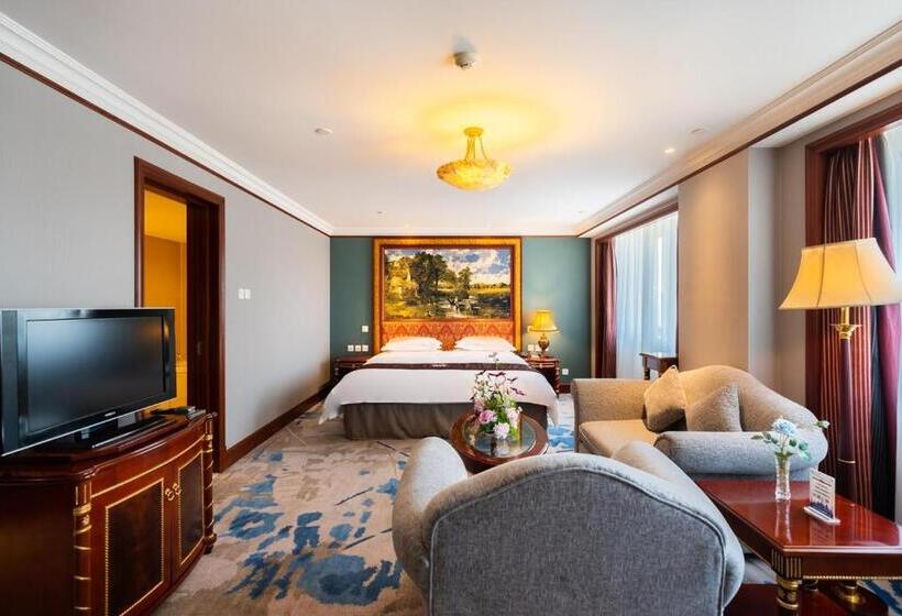 اتاق اجرایی با تخت بزرگ, Golden Ocean Hotel Tianjin