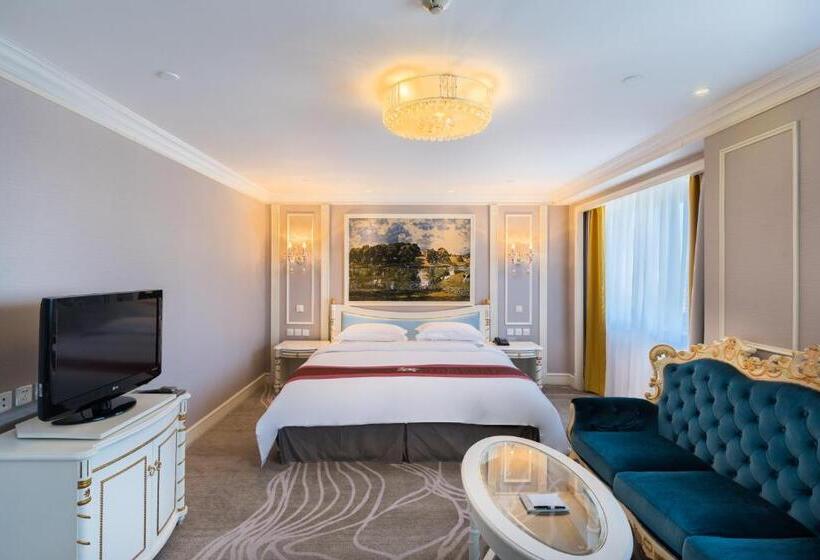 اتاق اجرایی با تخت بزرگ, Golden Ocean Hotel Tianjin