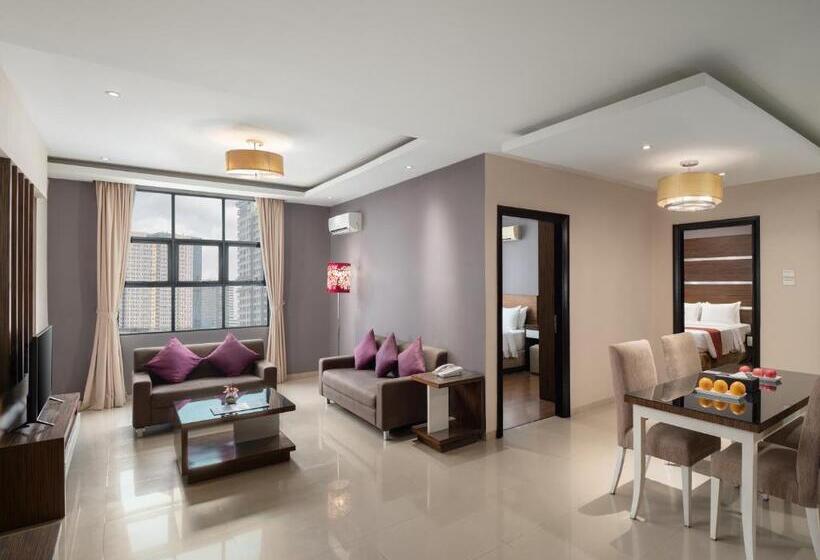 침실 2개 아파트, Grand City Hall Hotel & Serviced Residences