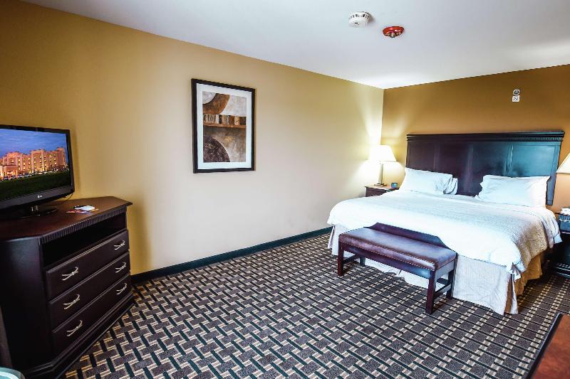 带大床的标准间, Hampton Inn And Suites Pine Bluff