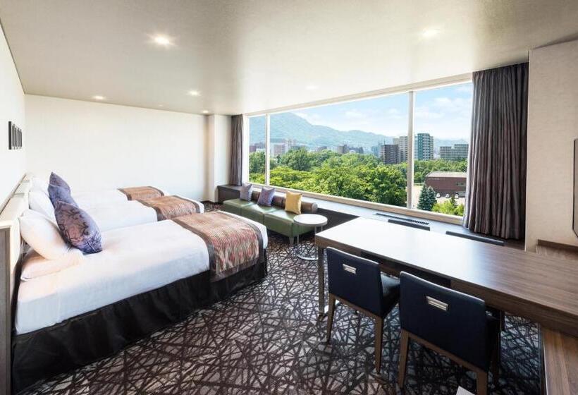 디럭스 4인 룸, Mystays Sapporo Nakajima Park