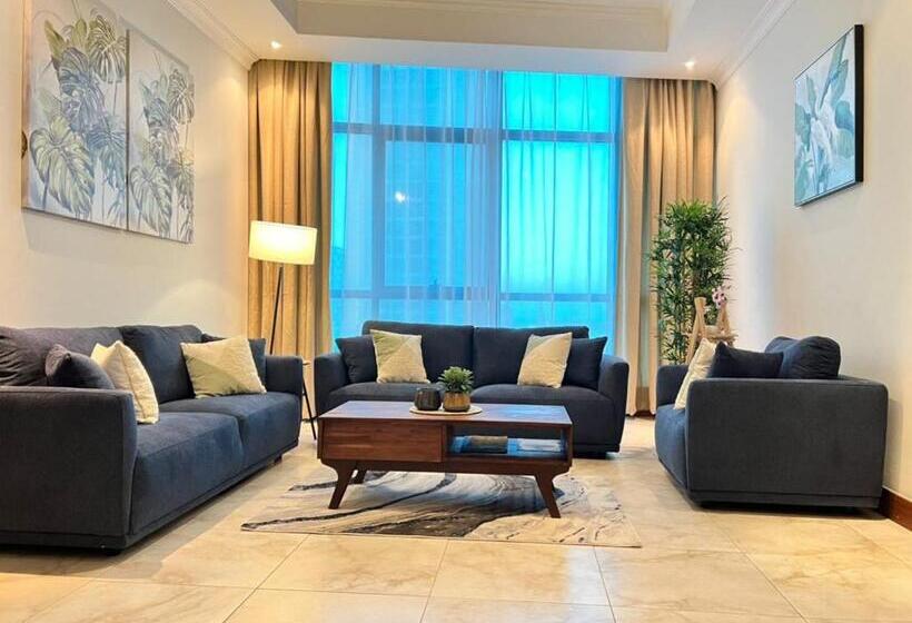 آپارتمان 1 خوابه با چشم‌انداز دریا, Fairview Luxury Apartments