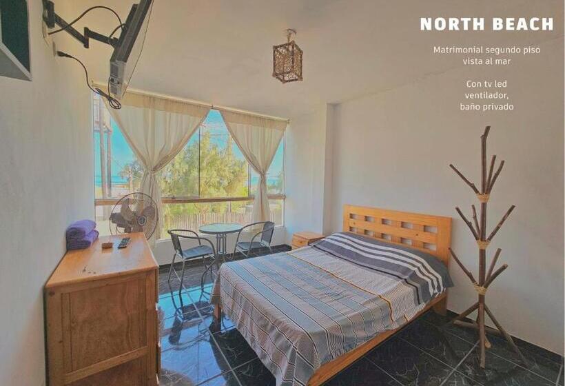 اتاق لوکس با چشم‌انداز دریا, Casa Norte North Beach