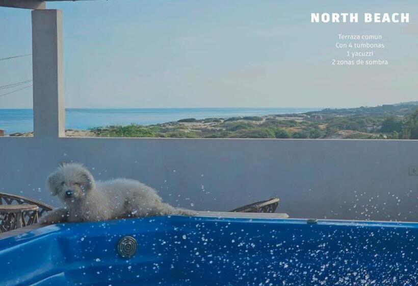 اتاق سه نفره دلوکس با چشم‌انداز دریا, Casa Norte North Beach