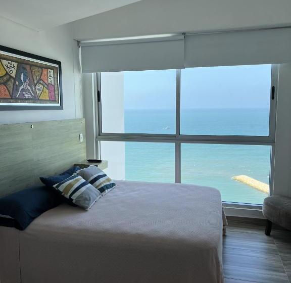 آپارتمان 1 خوابه با چشم‌انداز دریا, Playa Cartagena Apartments