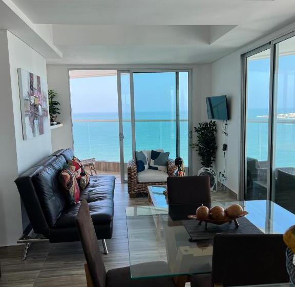 آپارتمان 1 خوابه با چشم‌انداز دریا, Playa Cartagena Apartments