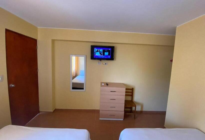 اتاق استاندارد با 2 تخت دوبل, Hospedaje Ola Marina