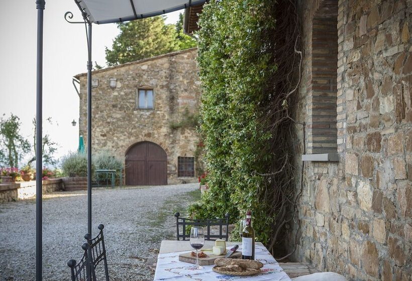 带花园景观及2个卧室的公寓, Quercia Al Poggio