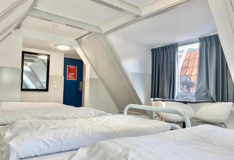 스탠다드 4인용 룸 공용 욕실, The White Tulip Hostel