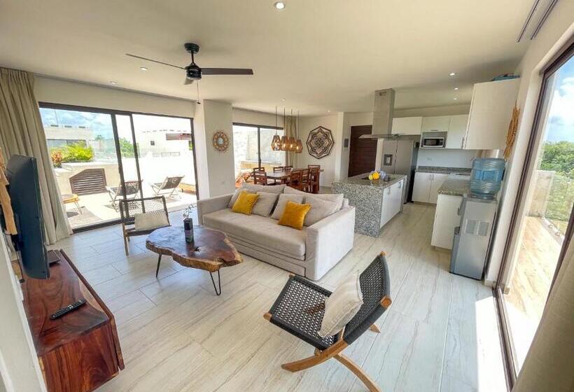 1 Bedroom Penthouse Apartment, Apartment And Penthouse Blue Luxury Kukulkan Tulum