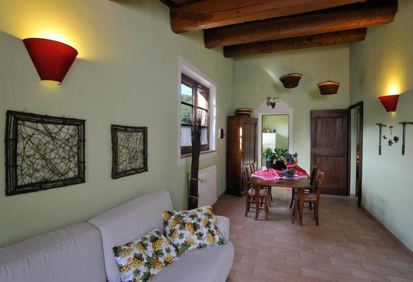 침실 1개 테라스 아파트, Agriturismo Il Corniolo