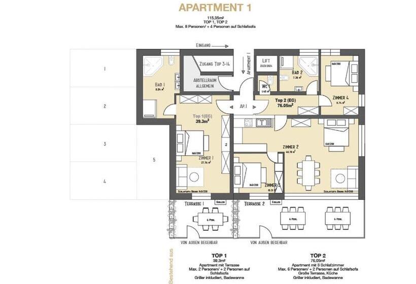 آپارتمان 1 خوابه با تراس, Luxury Apartment Monte Carlo