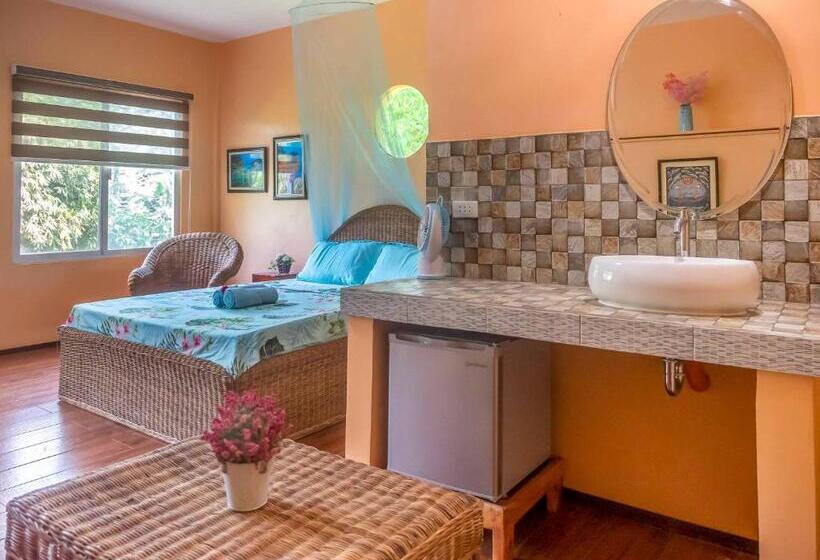 디럭스 룸 산전망, Blue Moon Guesthouse