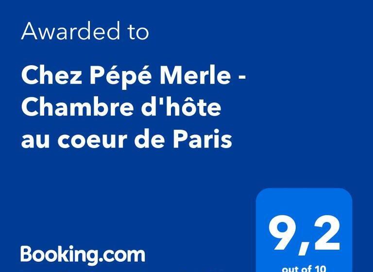 Chambre Standard Salle de Bain Extérieure, Chez Pépé Merle   Chambres D Hôtes Au Cœur De Paris