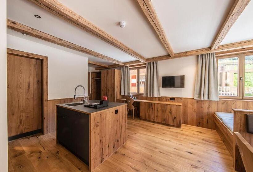 Апартаменты 1 Спальня, Berghaus Schröcken   Hotel Apartments Spa