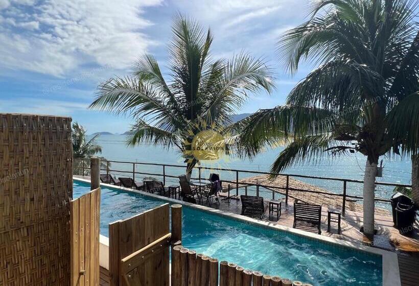 آپارتمان 1 خوابه با چشم‌انداز استخر, Residencial Solariun Ilhabela