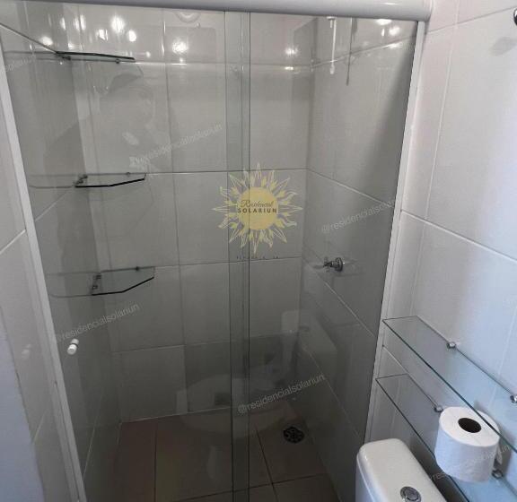 آپارتمان 1 خوابه با چشم‌انداز استخر, Residencial Solariun Ilhabela