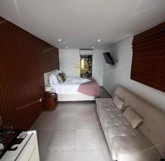 سوییت با چشم‌انداز دریا, Residencial Solariun Ilhabela