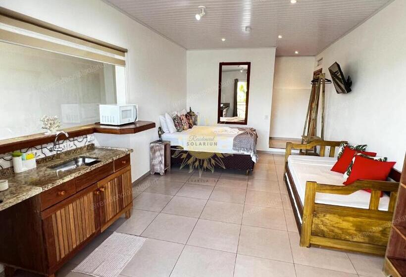 آپارتمان 1 خوابه با چشم‌انداز دریا, Residencial Solariun Ilhabela