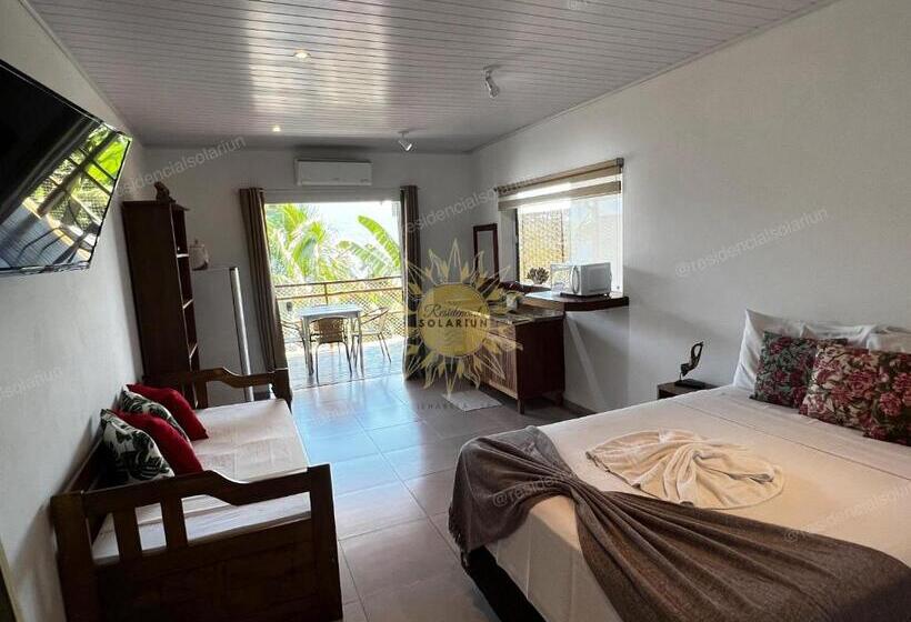 آپارتمان 1 خوابه با چشم‌انداز دریا, Residencial Solariun Ilhabela