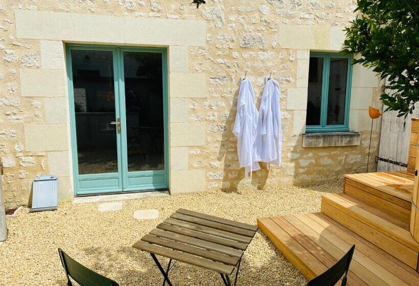 标准间, Gîte Verveine Bain Nordique Jacuzzi L écrin De Verdure Chinon