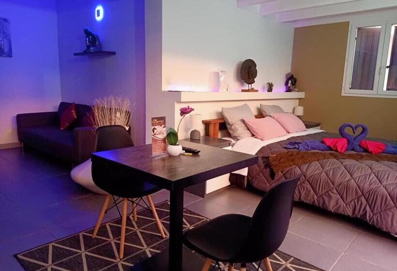Номер Deluxe, Mas La Farelle Chambre D Hote,fitness & Salle De Jeux Gratuite & Spa En Supplément