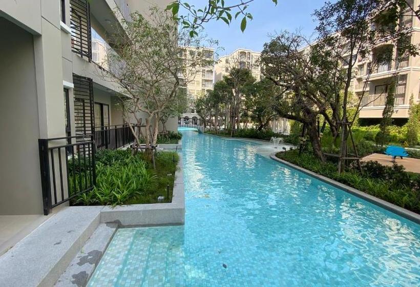 آپارتمان 1 خوابه با چشم‌انداز استخر, La Casita Pool Access Condo Huahin
