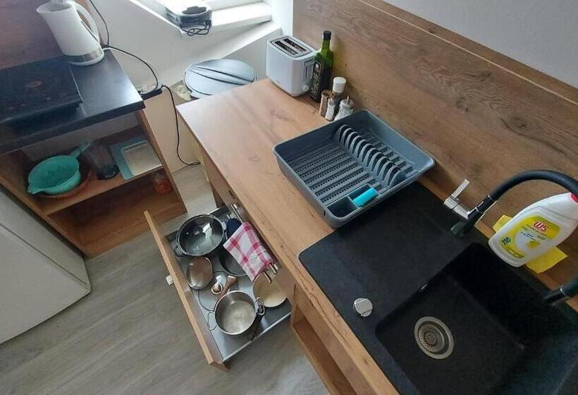 带共用浴室的标准房间, Apartmány Podlavice